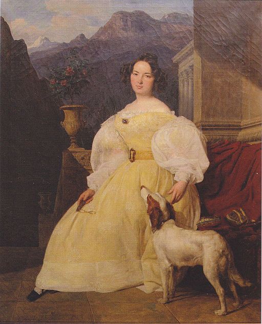 Ewelina Hanska par le viennois Waldmüller, 1835