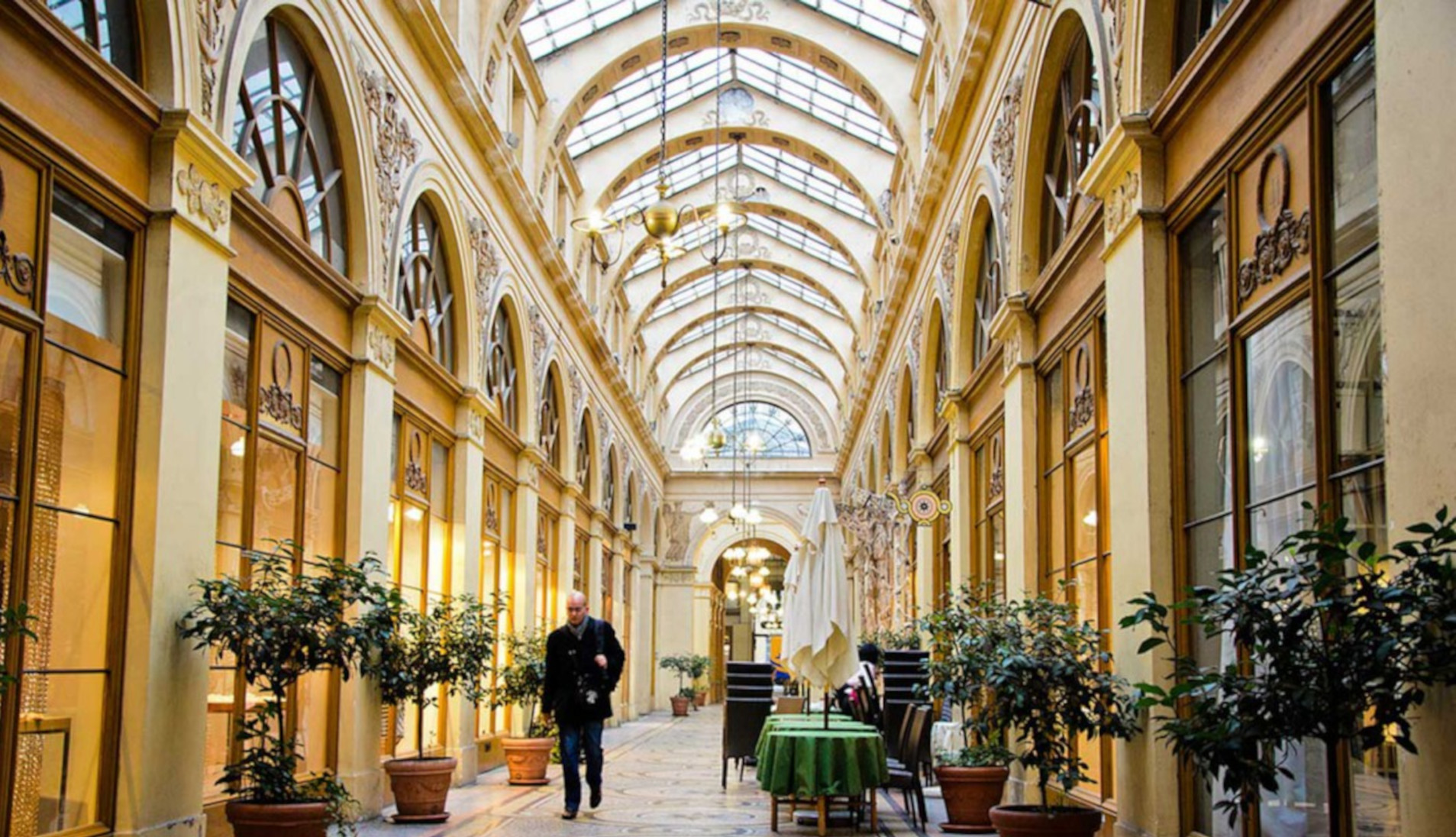 La galerie Vivienne, datant de 1826, Paris 2ème arrdt