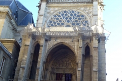 façade occidentale Sainte Chapelle